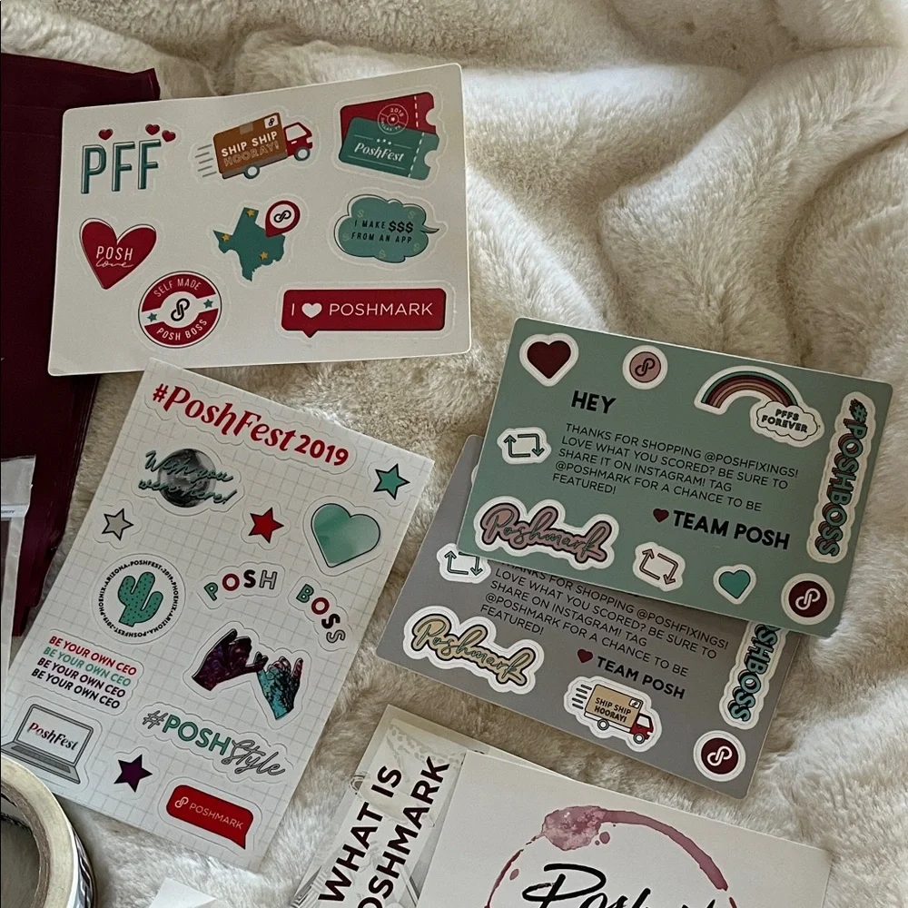 Thank You Stickers and Tape Set - Multicolor